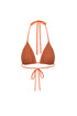 Gorgona Embroidered Top / Orange Lilac Polka Palms